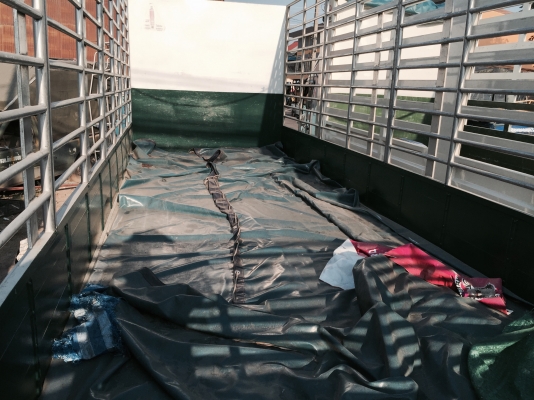 ขายดาวน์....6ล้อช่วงยาวกระบะรั้วยาว7.5ม Hino FG8J ปี57 รถใช้แค่25000กม รถสวยเดิมๆ