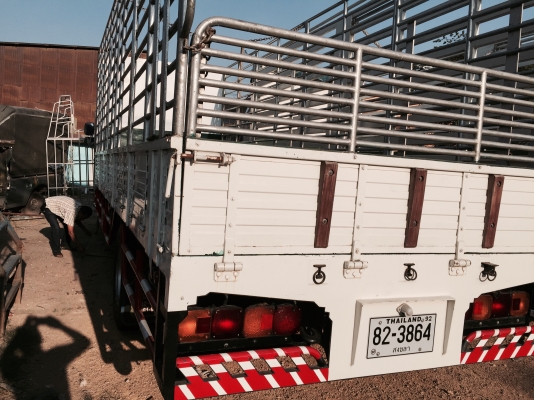 ขายดาวน์....6ล้อช่วงยาวกระบะรั้วยาว7.5ม Hino FG8J ปี57 รถใช้แค่25000กม รถสวยเดิมๆ