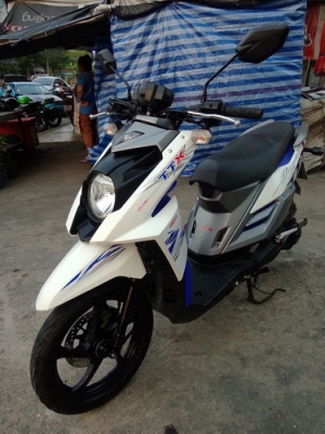 Yamaha TTX สี ขาว-น้ำเงิน (ล้อแม็กซ์)รถปี56 สวยๆวิี๊งๆครับ