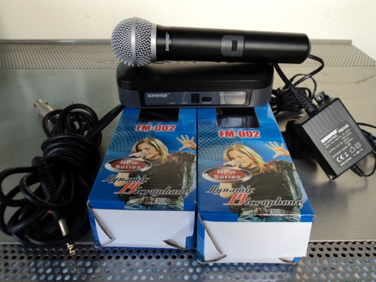 ไมค์ลอย Shure ของแท้ แถมไมล์สายอีก 2 ตัว
