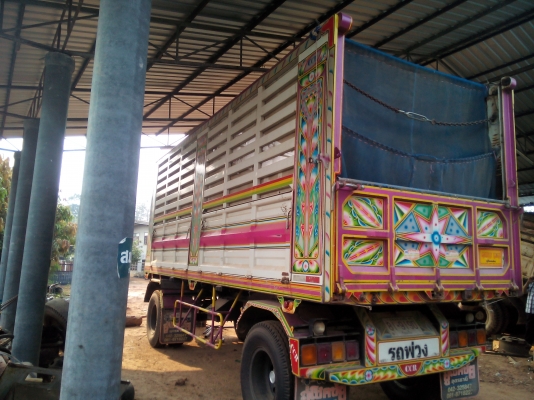 ขายหางพ่วงดั้มคอกเกษตร ยาว6.50 ลูก2เพลาดั้ม ยางดี8เส้น