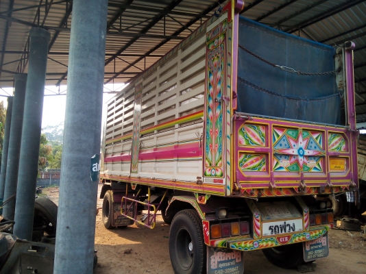 ขายหางพ่วงดั้มคอกเกษตร ยาว6.50 ลูก2เพลาดั้ม ยางดี8เส้น