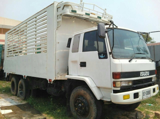 รถบรรทุก 10 ล้อใหญ่ แม่ลูกไม่ดั๊มพ์ ISUZU 210 เครื่อง240  094-464-4484  ราคา 880,000 บรถอยู่ร้อยเอ็ด