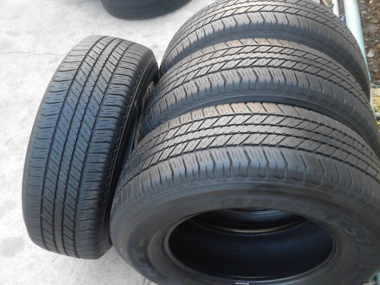 265/65R17 BRIDGESTONE ชุด 4 เส้น ขอดูภาพเต็มชัดทุกมุมมองตลอด24 ชม.ได้ที่ไลน์ไอดี 081-427-3941