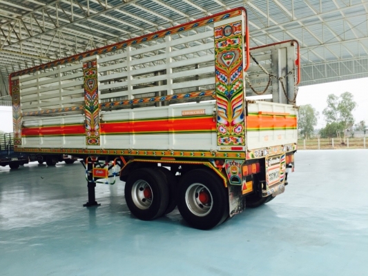 ขายหางพ่วง ยาว. 7.5 เมตร กว้างนอก2.45 เมตร ภายใน 2.30 เมตร ปี 53