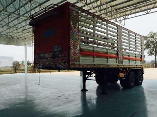 ขายหางพ่วง ยาว. 7.5 เมตร กว้างนอก2.45 เมตร ภายใน 2.30 เมตร ปี 53