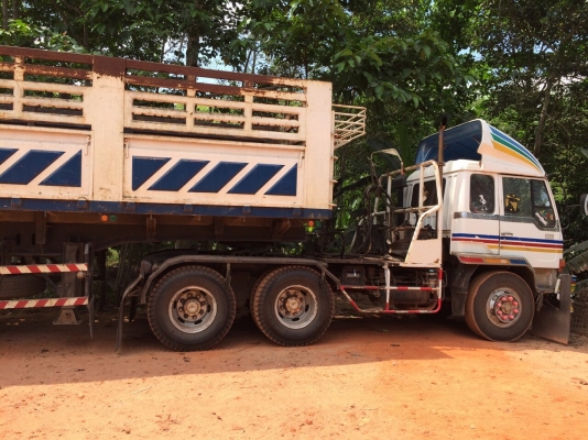 ขายรถหัวลากพร้อมหางดั้มมิตซูฟูโซ่เทอร์โบ ขาย1200000