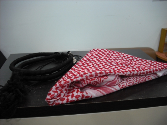 ผ้าคลุมศีษระ+สายรัดของอาหรับแท้