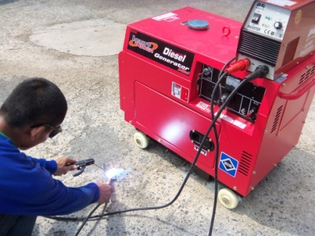 เครื่องปั่นไฟดีเซลใหม่NEW INFINITY 6 KVA.(สินค้านำเข้ารับประกัน 6 เดือน)