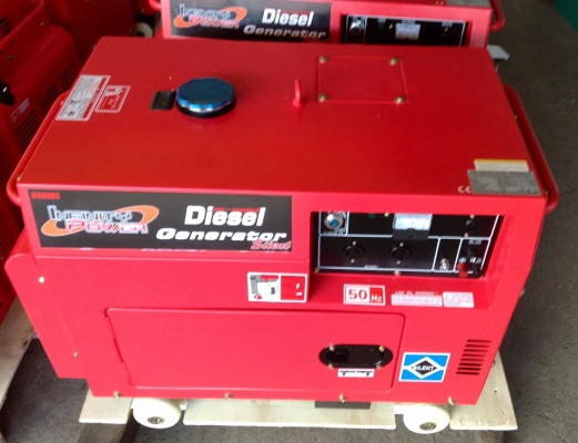 เครื่องปั่นไฟดีเซลใหม่NEW INFINITY 6 KVA.(สินค้านำเข้ารับประกัน 6 เดือน)