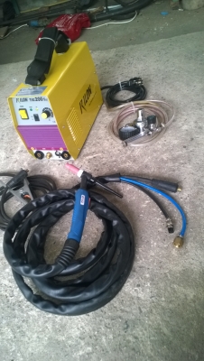 ขาย เครื่องเชื่อม RILON TIG 200 สภาพใหม่มาก(95\%) อุปกรณ์ครบ ราคาถูกครับ