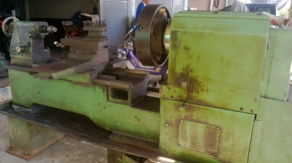 แท่นกลึง 6 ฟุต คอลึก รุ่นหนัก 2 เพลา เกียร์บล็อก พร้อมใช้งาน ด่วน !!! 89,000