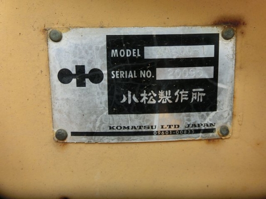 ขายรถตัก KOMATSU WA200