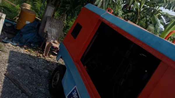 ปั๊มลมสกรู AIR MAN PDS 390 เครื่อง IZUSU