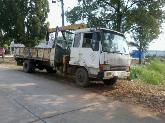 ขายหกล้อมิซู 165 แรง ติดเครน 3 ตัน 3 ปลอก ราคาถูก สภาพพร้อมใช้ด่วน