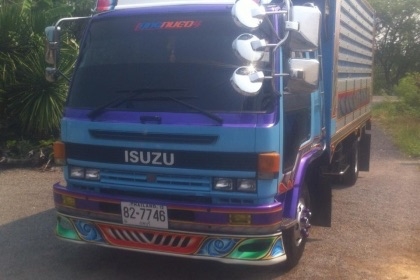ISUZU ROCKY 175 HP 6BG1 หกล้อดั๊มพ์ กระบะดั๊มพ์มิเนียมคอกเกษตร 8 ตันความยาว 4.80 เมตรสวยมากพร้อมบรรทุกได้เลย เครื่องแรงดีไม่มีเยิ้ม ภายในเก๋งคอนโซลสวยครบ แอร์ พวงมาลัยเพาเวอร์ ระบบเบรคทริ๊ปฟี้ครบครัน ช่วงล่างแน่นคัซซีไม่มีบวม ยาง 8.25 ขอบ 16 สภาพดี 80\% พร