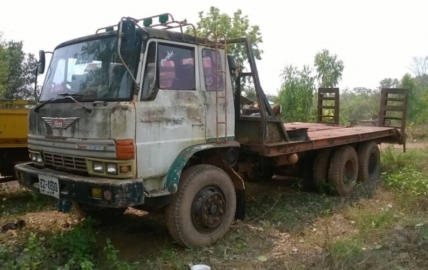 ขายเทนเลอร์ 10 ล้อ 2 เพลา คัสซี NISSAN CW30M วางหัว F18 เครื่อง HO7C 180 แรงม้า (ลงเล่มแล้ว) เกียร์ HO เบรคลมดัน พวงมาลัยพาวเวอร์ ทะเบียนพร้อมโอนครับ