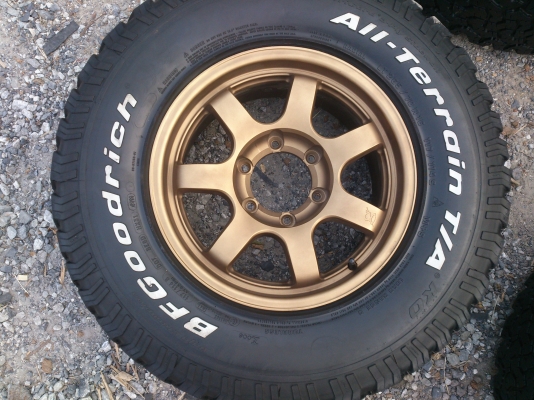 ขายแม็กTE37 6รูขอบ16 พร้อมยาง BF Goodrich MADE IN U.S.A. 265/70R16 ยางสัปดาห์ที่41 ปี11 สวยๆ 1 ชุด ขายแม็กTE37 6รูขอบ16 พร้อมยาง BF Goodrich MADE IN U.S.A. 265/70R16 ยางสัปดาห์ที่41 ปี11 สวยๆ 1 ชุด