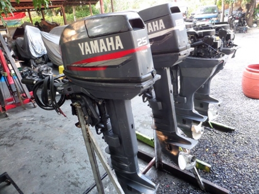 เครื่องเรือ YAMAHA 25 แรง CV นำเข้าจากญี่ปุ่น