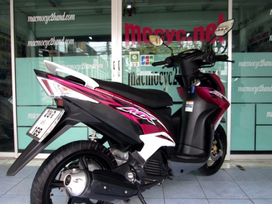 MIO 125 i MX ตัวท๊อป ล้อแมกซ์ สี ชมพูขาว รถเดือน มกราคม ปี56 ไมล์ 6 พันโล  แถม 2 รายการ 27900