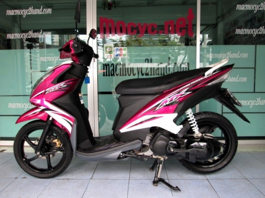 MIO 125 i MX ตัวท๊อป ล้อแมกซ์ สี ชมพูขาว รถเดือน มกราคม ปี56 ไมล์ 6 พันโล  แถม 2 รายการ 27900