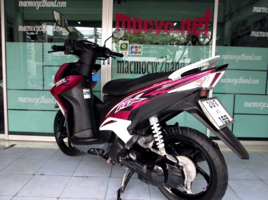 MIO 125 i MX ตัวท๊อป ล้อแมกซ์ สี ชมพูขาว รถเดือน มกราคม ปี56 ไมล์ 6 พันโล  แถม 2 รายการ 27900