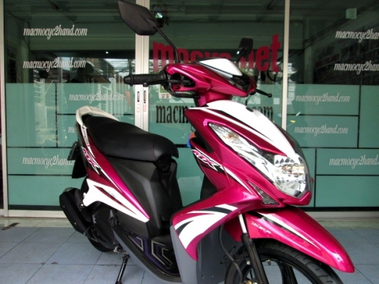MIO 125 i MX ตัวท๊อป ล้อแมกซ์ สี ชมพูขาว รถเดือน มกราคม ปี56 ไมล์ 6 พันโล  แถม 2 รายการ 27900