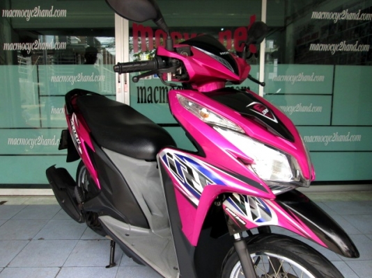 CLICK 125 i  bombi brake สี ชมพู ดำ รถเดือน ธันวาคม ปี 55 ไมล์ 1xxxxx โล  ของแถม 2 รายการ 26900