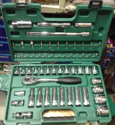 บล็อกชุด 4 หุน 6เหลี่ยม 58ชิ้น SATA