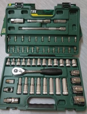 บล็อกชุด 4 หุน 6เหลี่ยม 58ชิ้น SATA บล็อกชุด 4 หุน 6เหลี่ยม 58ชิ้น SATA