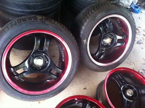 ขายล้อ Super advan ขอบ 17 กว้าง8 / 9