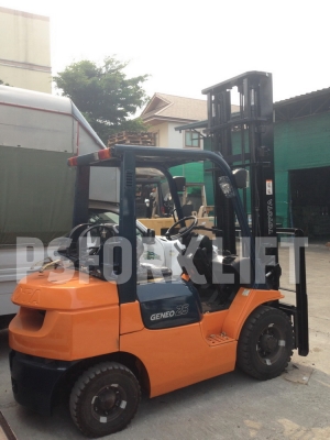 ขายรถโฟล์คลิฟท์ โตโยต้า 7FG25 เสาสูง 4.5 ม. จากประเทศญี่ปุ่น