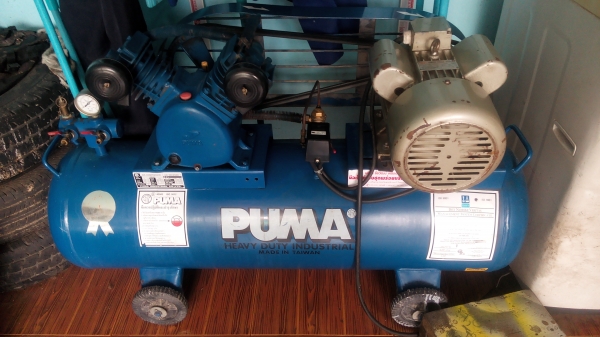 ปั้มลมพูม่า148ลิตรใช้งานได้ปกติ 16500