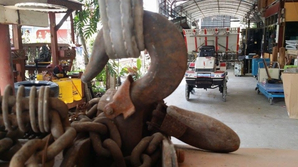 รอกไฟฟ้าเก่าญี่ปุ่น  HITACHI 2 Ton  สภาพดี พร้อมใช้งาน