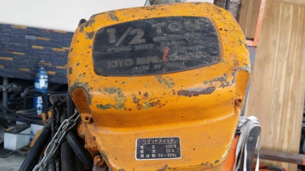 รอกไฟฟ้าเก่าญี่ปุ่น KITO   1/2 TON  สภาพดี พร้อมใช้งาน