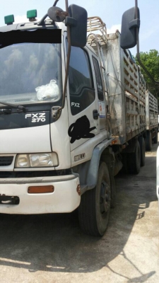 ขายรถบรรทุก 18 ล้อพ่วงแม่ลูกไม่ดัมพ์ ISUZU DECA 270 แรงม้าปี 2542 หางพ่วง 2 เพลา ราคา 1400000