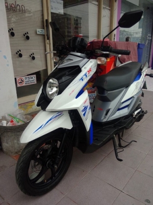 ขาย Yamaha TTX สี ขาว-น้ำเงิน (ล้อแม็กซ์)รถปี56 สวยๆวิี๊งๆครับ