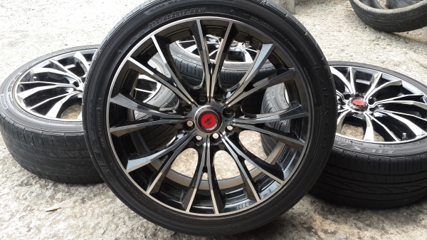 Lenso Samurai ขอบ17 4รู100/114 แถมยาง