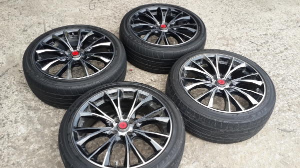 Lenso Samurai ขอบ17 4รู100/114 แถมยาง