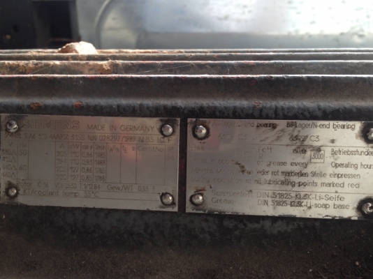 ขายมอเตอร์หน้าแปลน Siemens 150HP. 380V 1450RPM. สภาพสวยเดิมๆ พร้อมใช้งาน ขายมอเตอร์หน้าแปลน Siemens 150HP. 380V 1450RPM. สภาพสวยเดิมๆ พร้อมใช้งาน