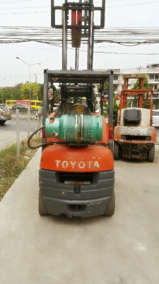 TOYOTA 6FG15 ขนาด1.5ตัน เสายกสูง3เมตร เกียร์ธรรมดา เครื่องยนต์เบนซิล-แก๊ส2ระบบ รถญี่ปุ่นแท้นำเข้า ราคาต่อรองได้0816161541