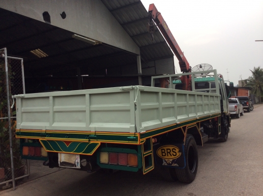 HINOไฮเทค เครื่อง195แรง เครน UNIC 3ตัน กระจกไฟฟ้า เครื่องดี ขับดี ครัทซีสวย ยางดี 6เส้น รถพร้อมใช้งาน ขาย 790,000 บาท (แม็กซ์ 089-6140505)