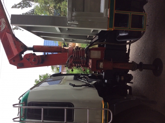 HINOไฮเทค เครื่อง195แรง เครน UNIC 3ตัน กระจกไฟฟ้า เครื่องดี ขับดี ครัทซีสวย ยางดี 6เส้น รถพร้อมใช้งาน ขาย 790,000 บาท (แม็กซ์ 089-6140505)