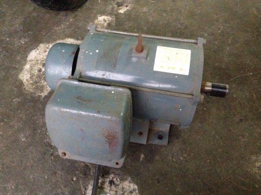 ขายมอเตอร์ Pioneer 3HP. 1450rpm. 220V ไฟบ้าน สภาพสวยเดิมๆ วิ่งนิ่ม พร้อมใช้งาน
