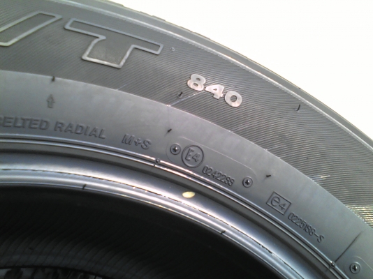 255/65R17 BRIDGESTONE DUELER H/T 840 ปี2012 ชุด 4 เส้น หนา เสมอทุกเส้น TEL.081-427-3941 255/65R17 BRIDGESTONE DUELER H/T 840 ปี2012 ชุด 4 เส้น หนา เสมอทุกเส้น TEL.081-427-3941