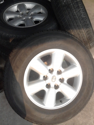 แม๊ก VIGO ขอบ 17 ( 17 X 7 1/2 JJ ) ยาง 265/65R17 ชุด 4 ล้อ TEL.081-427-3941 แม๊ก VIGO ขอบ 17 ( 17 X 7 1/2 JJ ) ยาง 265/65R17 ชุด 4 ล้อ TEL.081-427-3941