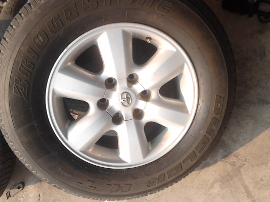 แม๊ก VIGO ขอบ 17 ( 17 X 7 1/2 JJ ) ยาง 265/65R17 ชุด 4 ล้อ TEL.081-427-3941 แม๊ก VIGO ขอบ 17 ( 17 X 7 1/2 JJ ) ยาง 265/65R17 ชุด 4 ล้อ TEL.081-427-3941