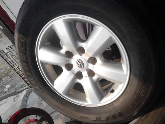 แม๊ก VIGO ขอบ 17 ( 17 X 7 1/2 JJ ) ยาง 265/65R17 ชุด 4 ล้อ TEL.081-427-3941 แม๊ก VIGO ขอบ 17 ( 17 X 7 1/2 JJ ) ยาง 265/65R17 ชุด 4 ล้อ TEL.081-427-3941