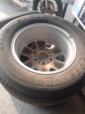 แม๊ก VIGO ขอบ 17 ( 17 X 7 1/2 JJ ) ยาง 265/65R17 ชุด 4 ล้อ TEL.081-427-3941 แม๊ก VIGO ขอบ 17 ( 17 X 7 1/2 JJ ) ยาง 265/65R17 ชุด 4 ล้อ TEL.081-427-3941