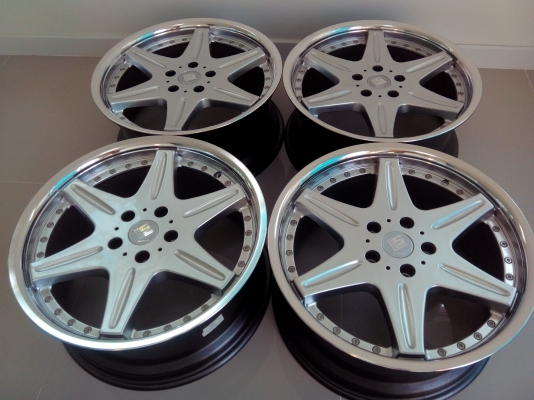 LS W work 18 5รู114.3 et38 กว้าง8" งานLENSO (ล้อใหม่)